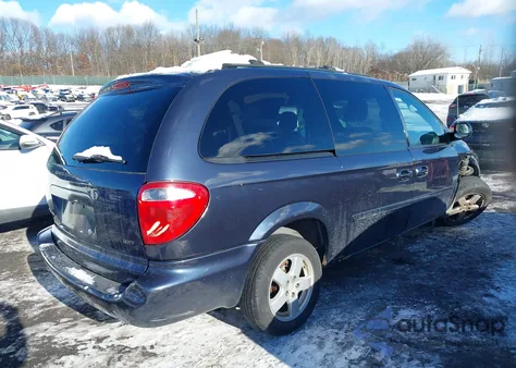 2007 Dodge Grand Caravan Sxt из США, поврежденный, VIN 2D4GP44L37R281106